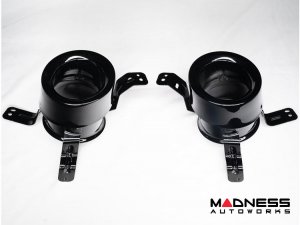 Alfa Romeo Giulia Exhaust Trim Ring Set - Gloss Black Alfa Romeo Giulia Exhaust Trim Ring Set - Gloss Black